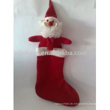 Gefüllte Weihnachts Santa Strumpf, Weihnachtssocken Dekoration Geschenk Spielzeug